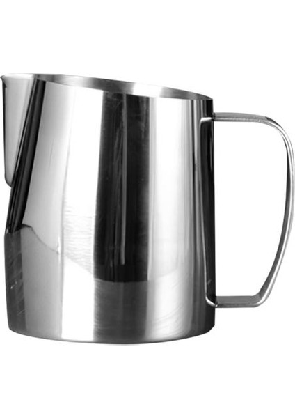 Eğik Ağız Paslanmaz Çelik Garland Kupası Kalınlaşmış Sivri Ağız Fantezi Süt Kupası Kahve Eşyaları(Yurt Dışından)