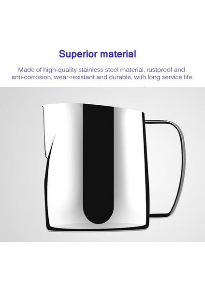 Eğik Ağız Paslanmaz Çelik Garland Kupası Kalınlaşmış Sivri Ağız Fantezi Süt Kupası Kahve Eşyaları(Yurt Dışından) fiyatları