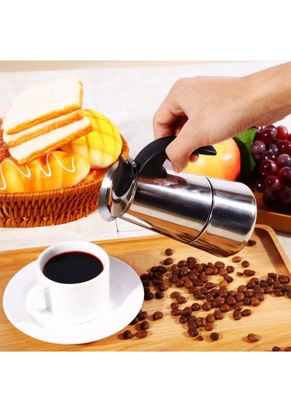 Moka Espresso Kahve Makinesi Pot Stoetop Aracı Filtresi Percolator Süt Kahve Makinesi Filtre Kahve Makinesi Makinesi | Kahve Kapları(Yurt Dışından) fırsatları