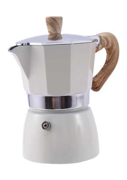 Latte Mocha Kahve Makinesi Italyan Moka Espresso Pot Stopetop Kahve Makinesi Beyaz | Kahve Tencereler(Yurt Dışından)