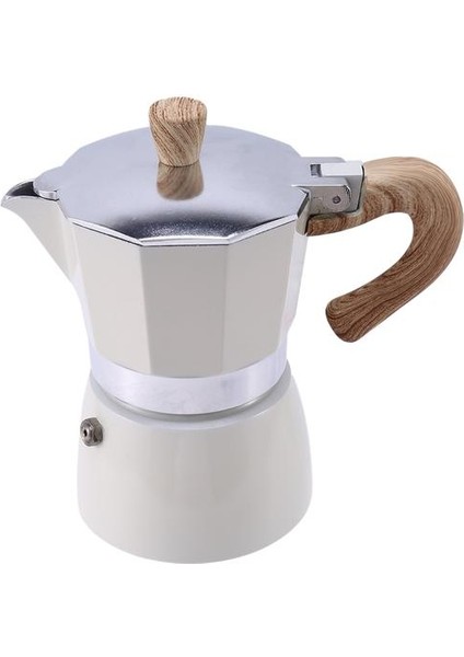 Latte Mocha Kahve Makinesi Italyan Moka Espresso Pot Stopetop Kahve Makinesi Beyaz | Kahve Tencereler(Yurt Dışından)