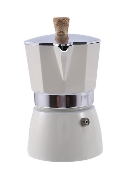 Latte Mocha Kahve Makinesi Italyan Moka Espresso Pot Stopetop Kahve Makinesi Beyaz | Kahve Tencereler(Yurt Dışından)