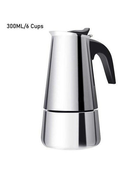 Paslanmaz Çelik Cezve Moka Pot Kahve Makinesi Mocha Espresso Latte Percolator Brewer Latte Kahve Araçları | Kahve Tencere(Yurt Dışından)