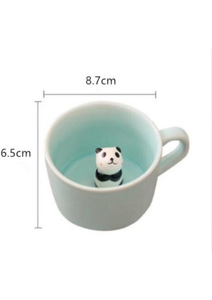Kahve Süt Çay Seramik Kupalar 3D Hayvan Sabah Kupası ile Panda Içinde En Iyi Hediye Sabah Içecek Düğün Doğum Günleri | Bira Steins(Yurt Dışından)