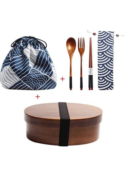 Ahşap Öğle Yemeği Kutusu Kiti Japonya Stil Bento Kutusu Çocuklar Için Suşi Konteyner 1 Layer Sofra Öğrenci Ahşap Öğle Yemeği Kutusu Chopments | Öğle Yemeği Kutuları(Yurt Dışından)