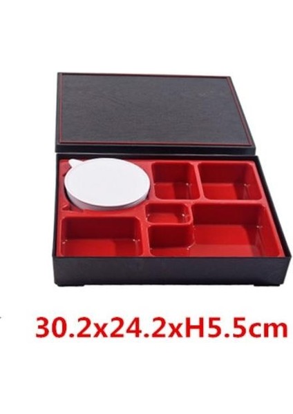Bento Box Japon Öğle Yemeği Kutuları Pirinç Suşi Catering Gıda Saklama Konteyner Bölmeleri Taşınabilir Bento Kutusu Bento Gıda Konteyner | Öğle Yemeği Kutuları(Yurt Dışından)