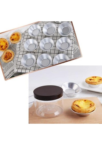 Eloksallı Alüminyum Yumurta Tart Kalıbı (24 Adet)(Yurt Dışından)