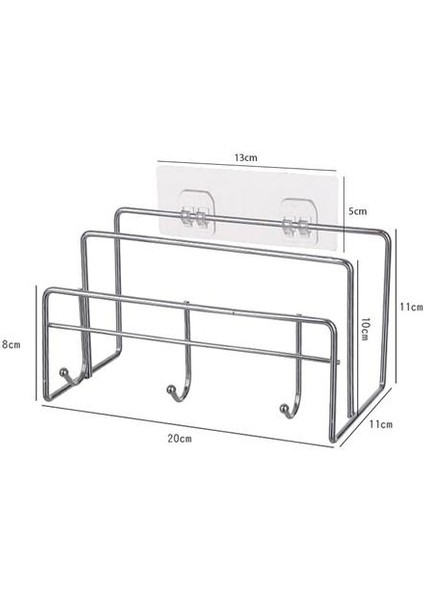Duvara Monte Punch Ücretsiz Metal Kurutma Tenceresi Pot Raf Kapağı Çok Işlevli Lavabo Sponda Çanak Boşluk Raf Pot Kapak Tutucu Mutfak Için | Raflar ve sahipler (Gümüş)(Yurt Dışından)