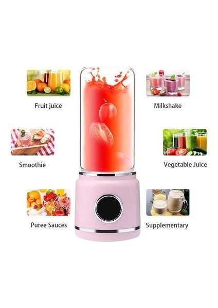 Taşınabilir Blenders 304 Paslanmaz Çelik Altı Yaprak Bıçak Devrimi Dakikada USB Elektrikli Blender(Yurt Dışından)