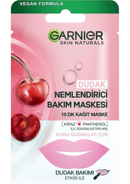 Garnier Dudak Nemlendirici Bakım Maskesi