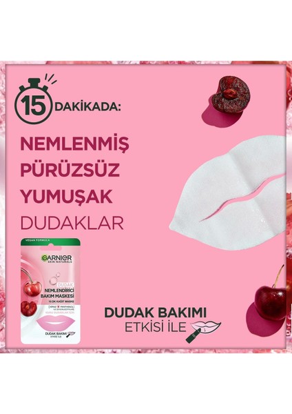 Garnier Dudak Nemlendirici Bakım Maskesi modelleri