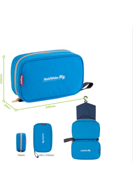 Naturehike Fabrika Mağaza Seyahat Yıkama Çanta Açık Taşınabilir Katlanır Seyahat Unisex Saklama Çantası Su Geçirmez Kozmetik Çantası | Çanta Açık | Çanta Su Geçirmez(Yurt Dışından) fiyatları