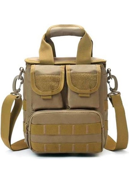 Açık Spor Taktik Omuz Çantası Molle Messenger Çanta Askeri Su Geçirmez Kamuflaj Crossbody Küçük Mini Çanta(Yurt Dışından)