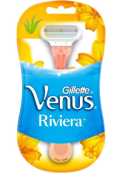 Venus Riviera Kadın Tıraş Bıçağı 2'li Kullan-At