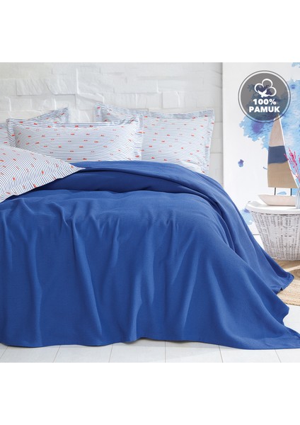 Bedding Portan Çift Kişilik Pike Takımı - Saks