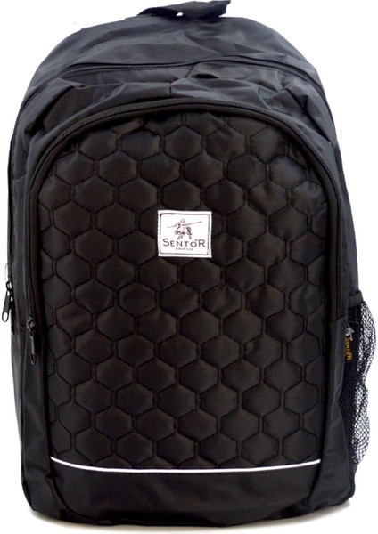 SN-2025 Okul Sırt Çantası 2 Bölmeli Siyah