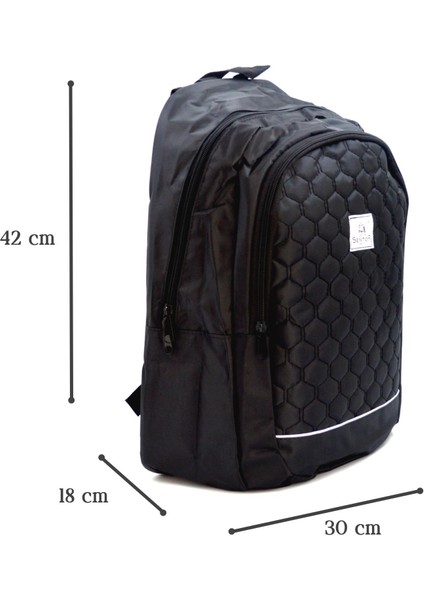 SN-2025 Okul Sırt Çantası 2 Bölmeli Siyah fiyatları