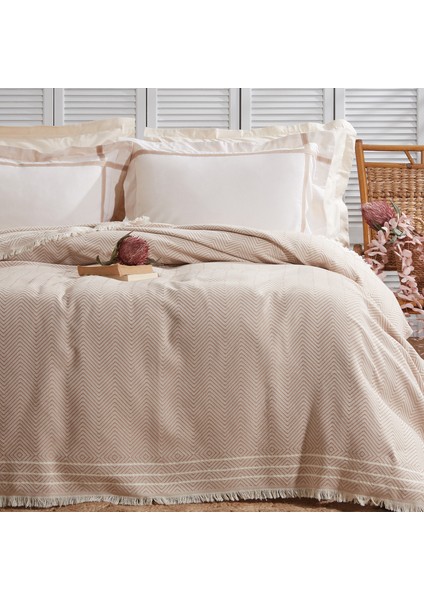 Bedding Colin Tek Kişilik Pike Takımı - Bej fiyatları