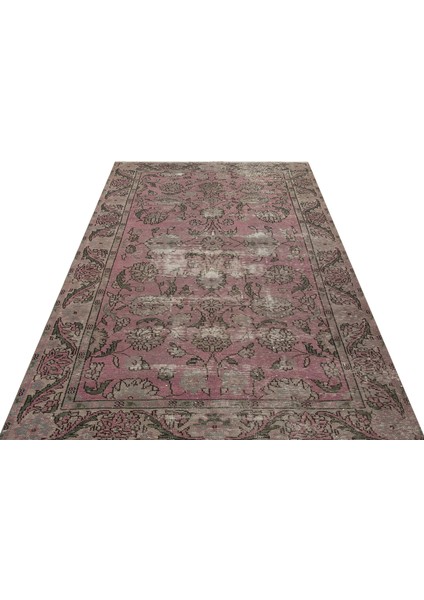 El Dokuma Vintage Eskitme Halı %100 Yün 167 x 275CM 8760 fiyatları