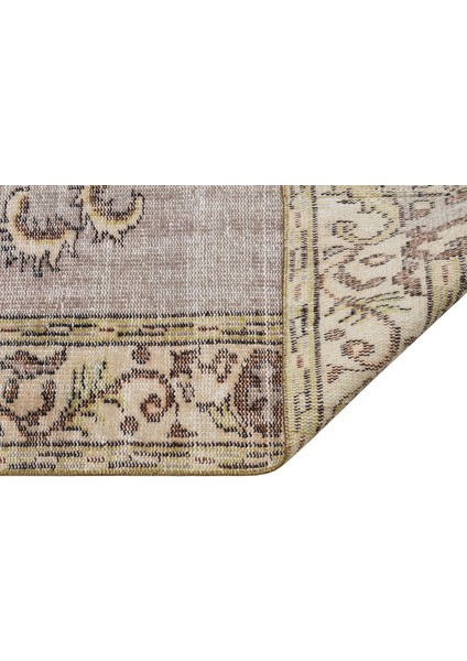 El Dokuma Eskitme Vintage Halı 149 X270 cm 8761 modelleri