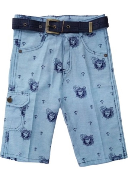 Erkek Çocuk Gemi Desenli Kapri