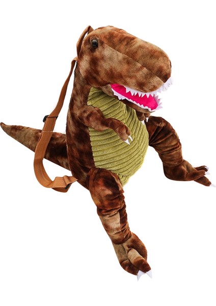 Moda Ebeveyn-Çocuk 3D Dinozor Kahverengi Sırt Çantası (Yurt Dışından)