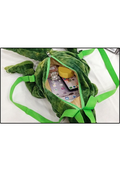 Moda Ebeveyn-Çocuk 3D Dinozor Kahverengi Sırt Çantası (Yurt Dışından)