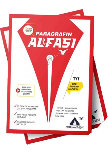 Oba Yayınları Tyt Paragrafın Alfası Soru Bankası