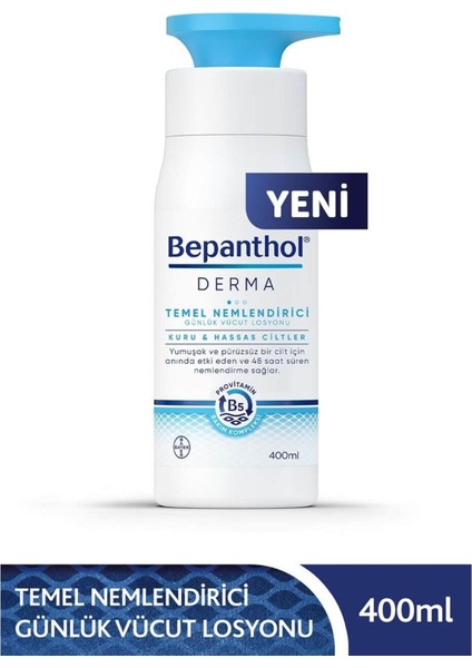 Derma Vücut Losyonu Hydrating 400 ml