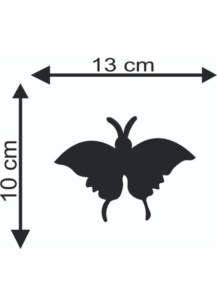 Kelebek Ahşap Duvar Dekoru Zenginleştirici Model 2