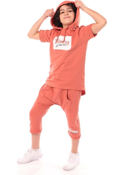 Toontoy Erkek Çocuk Toontoy Kids Wear Baskılı Bermudatakım