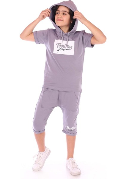 Toontoy Erkek Çocuk Toontoy Kids Wear Baskılı Bermudatakım