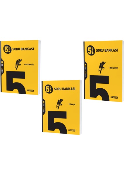 2023 5. Sınıf Matematik - Türkçe - Ingilizce Soru Seti 3 Kitap