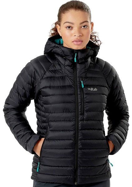 Microlight Alpine Kaz Tüyü Kapüşonlu Kadın Ceket modelleri