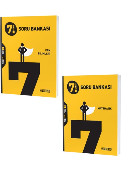2023 7. Sınıf Matematik - Fen Bilimleri Soru Seti 2 Kitap