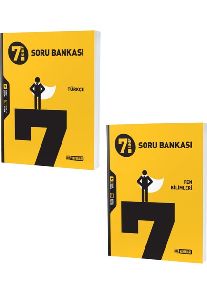2023 7. Sınıf Türkçe - Fen Bilimleri Soru Seti 2 Kitap
