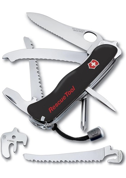 0.8623.MWN.3 Rescue Tool Siyah Hayat Kurtarma Çakısı modelleri