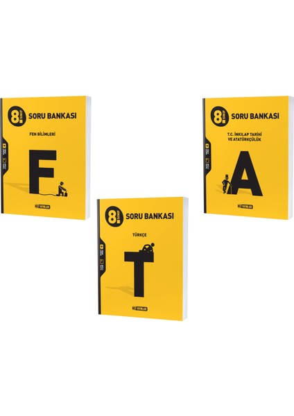 LGS 2023 8. Sınıf Fen Bilimleri - Türkçe - Inkılap Tarihi Soru Seti 3 Kitap