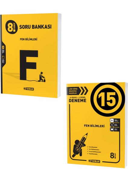 LGS 2023 8. Sınıf Fen Bilimleri Soru - Deneme Seti 2 Kitap