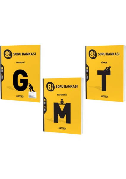 LGS 2023 8. Sınıf Matematik - Geometri - Türkçe Soru Seti 3 Kitap