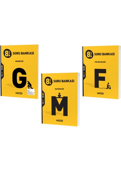 LGS 2023 8. Sınıf Matematik - Geometri - Fen Bilimleri Soru Seti 3 Kitap