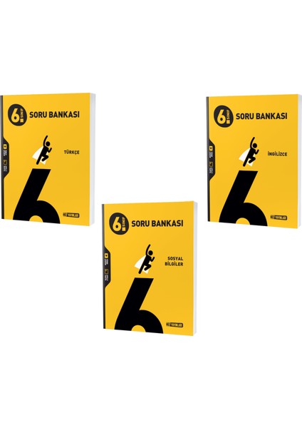 2023 6. Sınıf Türkçe - Sosyal - Ingilizce Soru Seti 3 Kitap