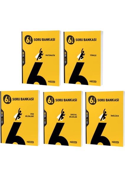 2023 6. Sınıf Matematik Türkçe Fen Sosyal Ingilizce Soru Seti 5 Kitap