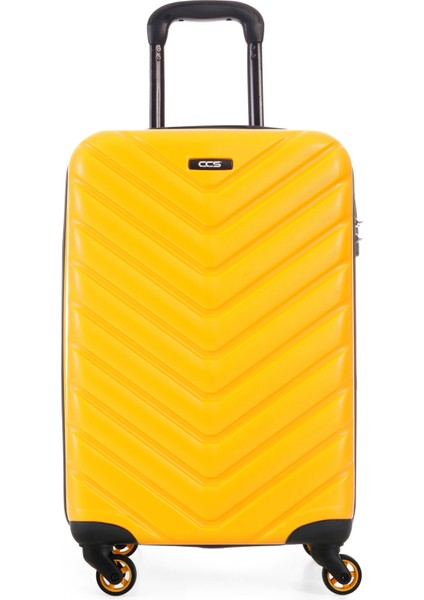 Sarı 5175 Abs Büyük Boy Valiz