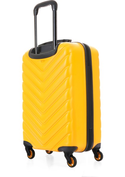 Sarı 5175 Abs Büyük Boy Valiz