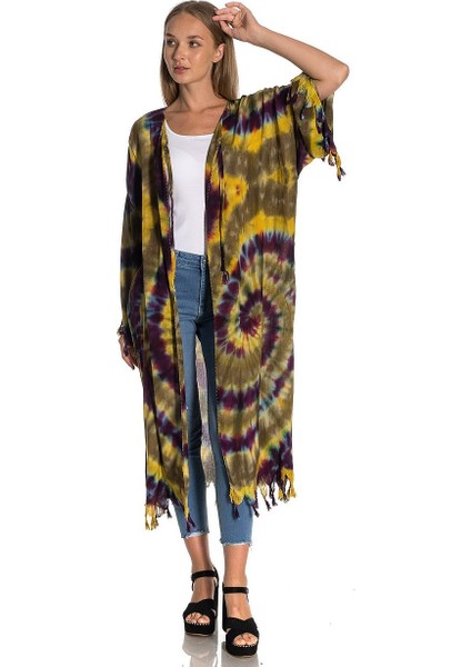 Geleneksel El Baskısı Kimono
