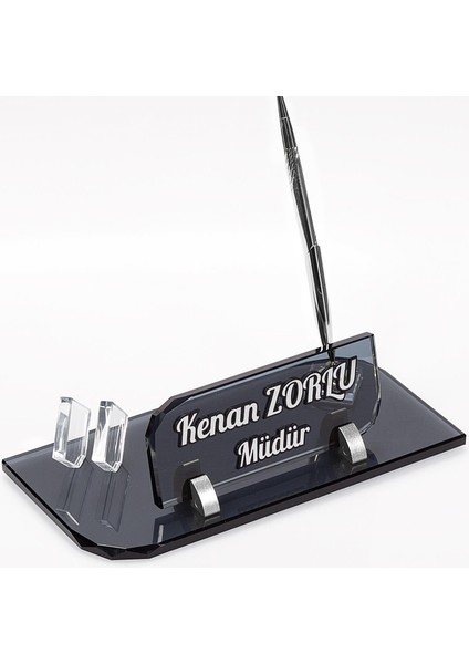 Forte Kristal Isimlik Gümüş Yeni Iş Ofis Masa Isimliği fiyatları