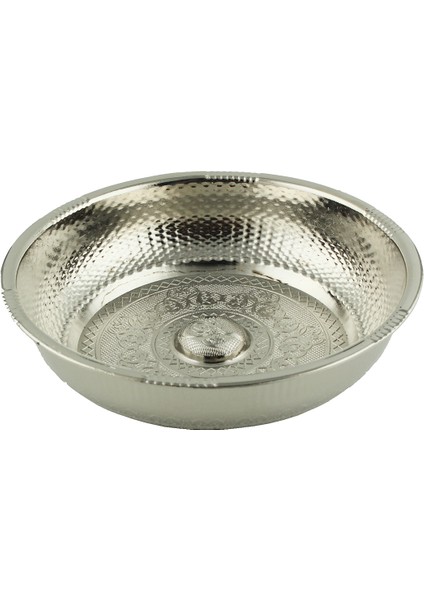 İkili Hamam Taslı Lüx Perlatörlü Krom Osmanlı Musluk (2 Musluk+1 Hamam Tası)