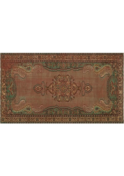 Eskitme Vintage El Dokuma Halısı 155 x 175 cm 8769