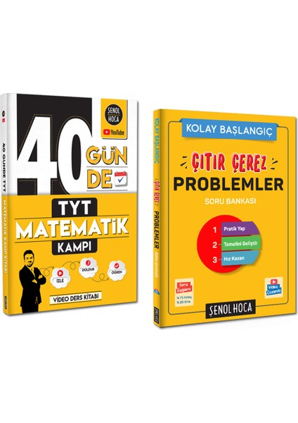 40 Günde TYT Matematik Kampı Çıtır Çerez Problemler Set 2 Kitap